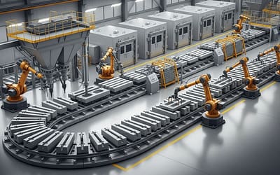 Dây chuyền sản xuất tà vẹt bê tông HESS Langfang – Giải pháp tối ưu cho đường sắt hiện đại